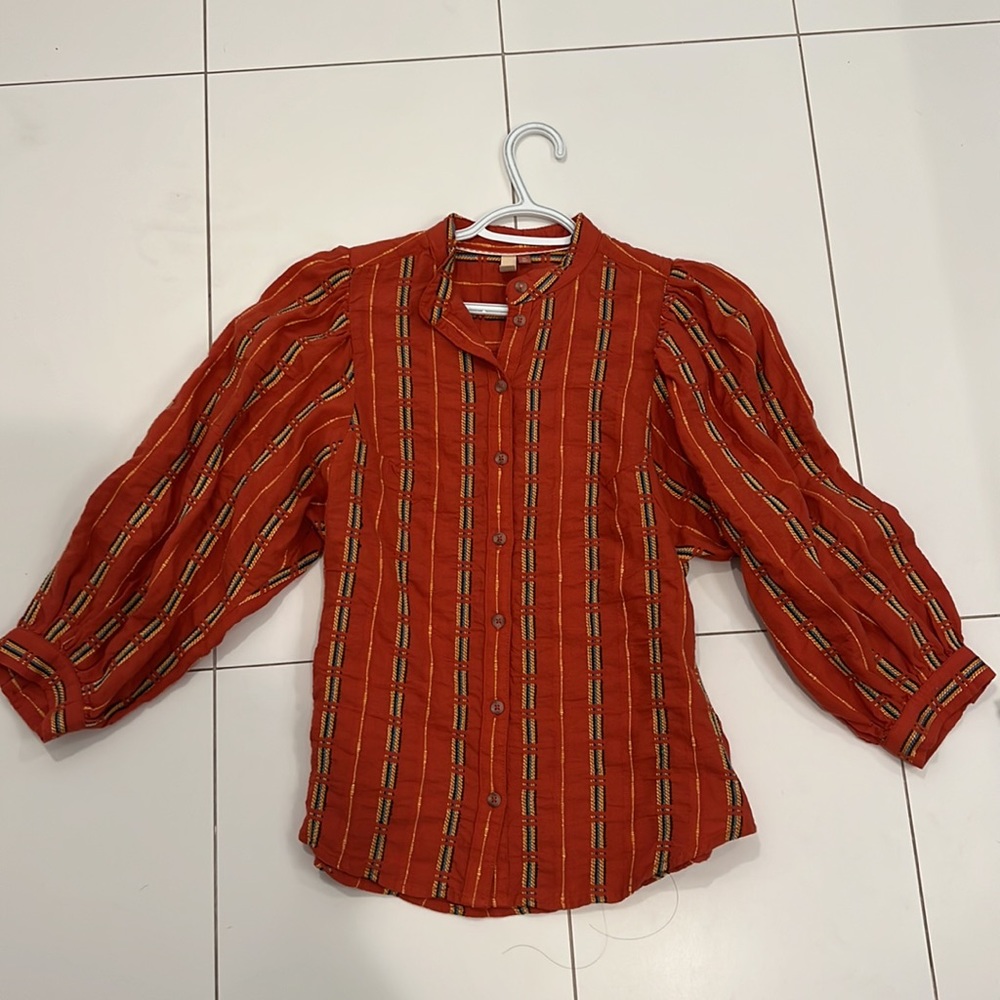 Anthropologie button up shirt size XS